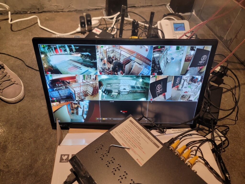 인천 부평구 십정동 상가 CCTV 설치