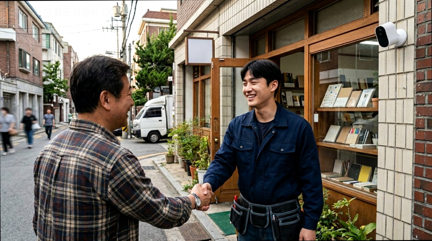 경기도 양평군 가현리 CCTV 설치 완벽한 보안 구축 후 평화로운 일상 풍경