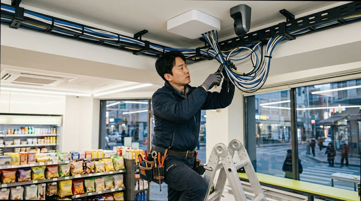 경기도 양평군 갈운리 CCTV 설치 현대 CCTV 정밀 시공 작업 현장