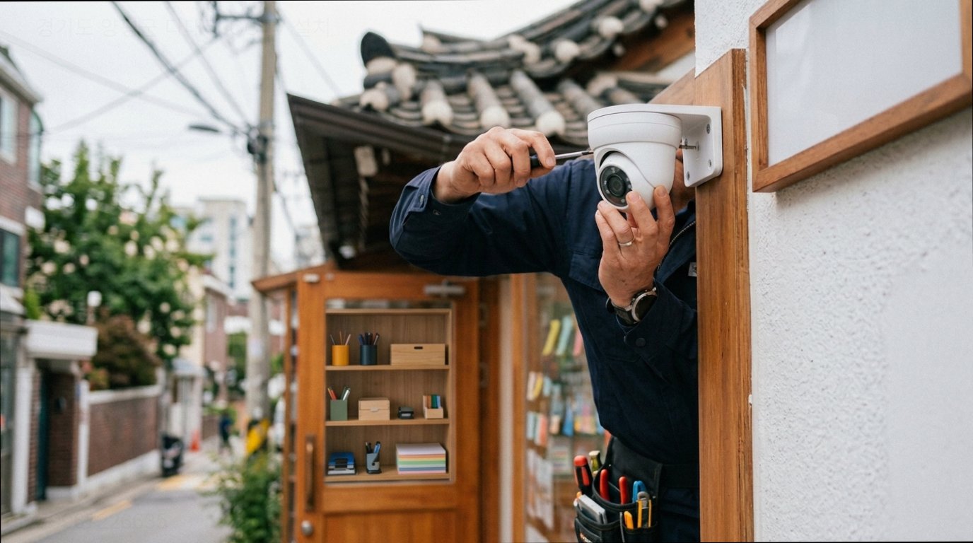 경기도 양평군 다대리 CCTV 설치 현대 CCTV 정밀 시공 작업 현장