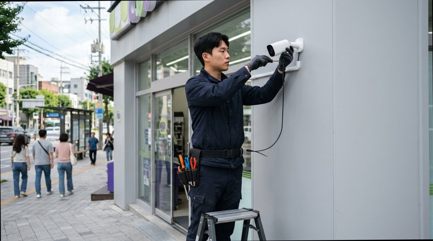 경기도 양평군 매월리 CCTV 설치 현대 CCTV 정밀 시공 작업 현장