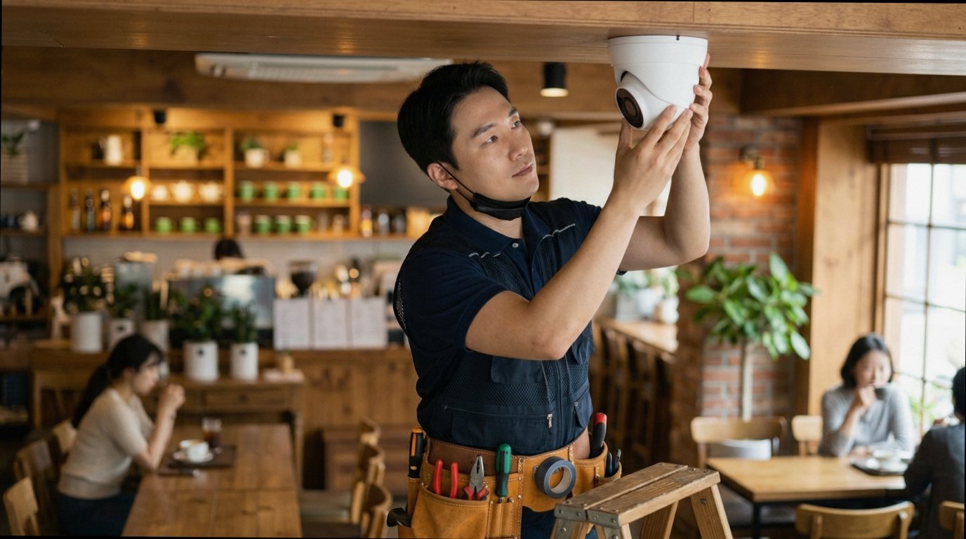경기도 양평군 삼성리 CCTV 설치 현대 CCTV 정밀 시공 작업 현장