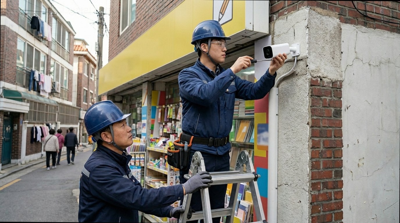 경기도 양평군 쌍학리 CCTV 설치 현대 CCTV 정밀 시공 작업 현장