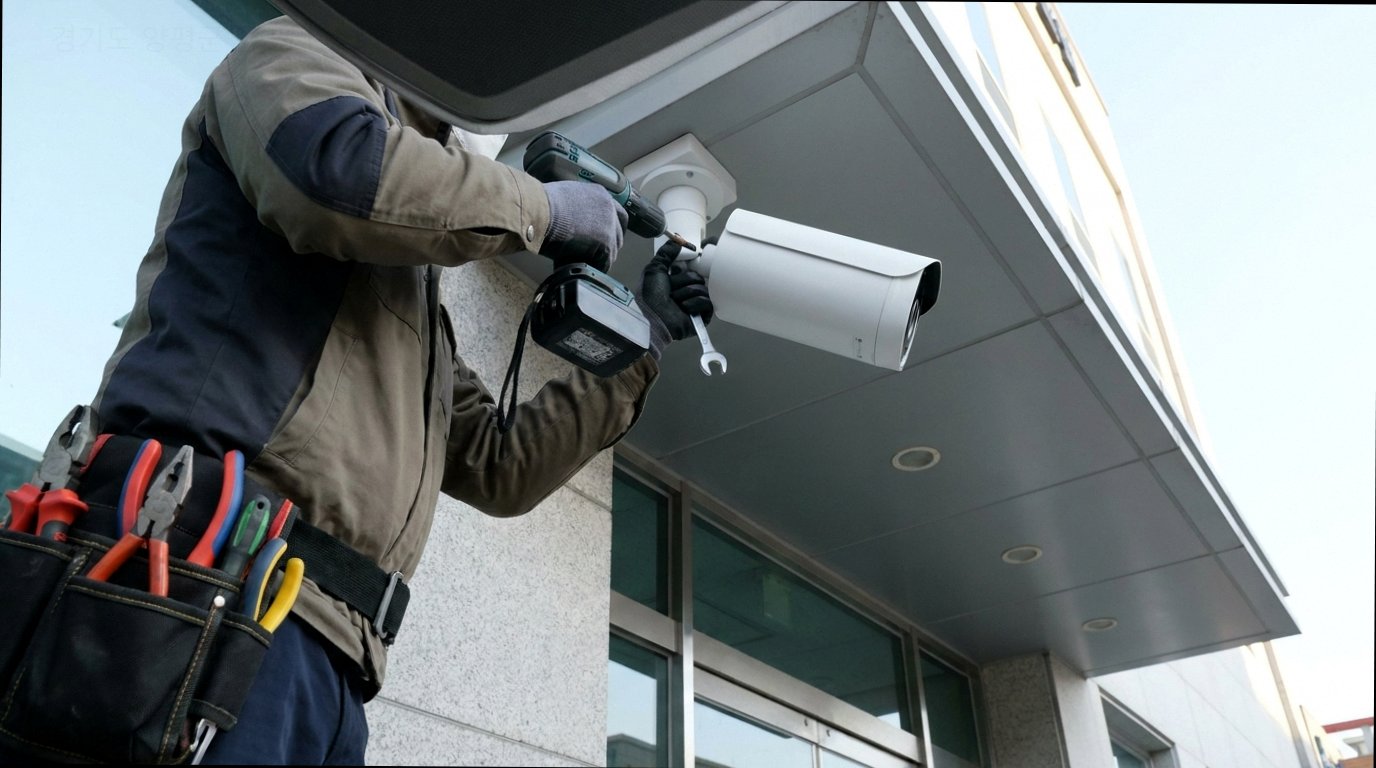 경기도 양평군 금곡리 CCTV 설치 현대 CCTV 정밀 시공 작업 현장