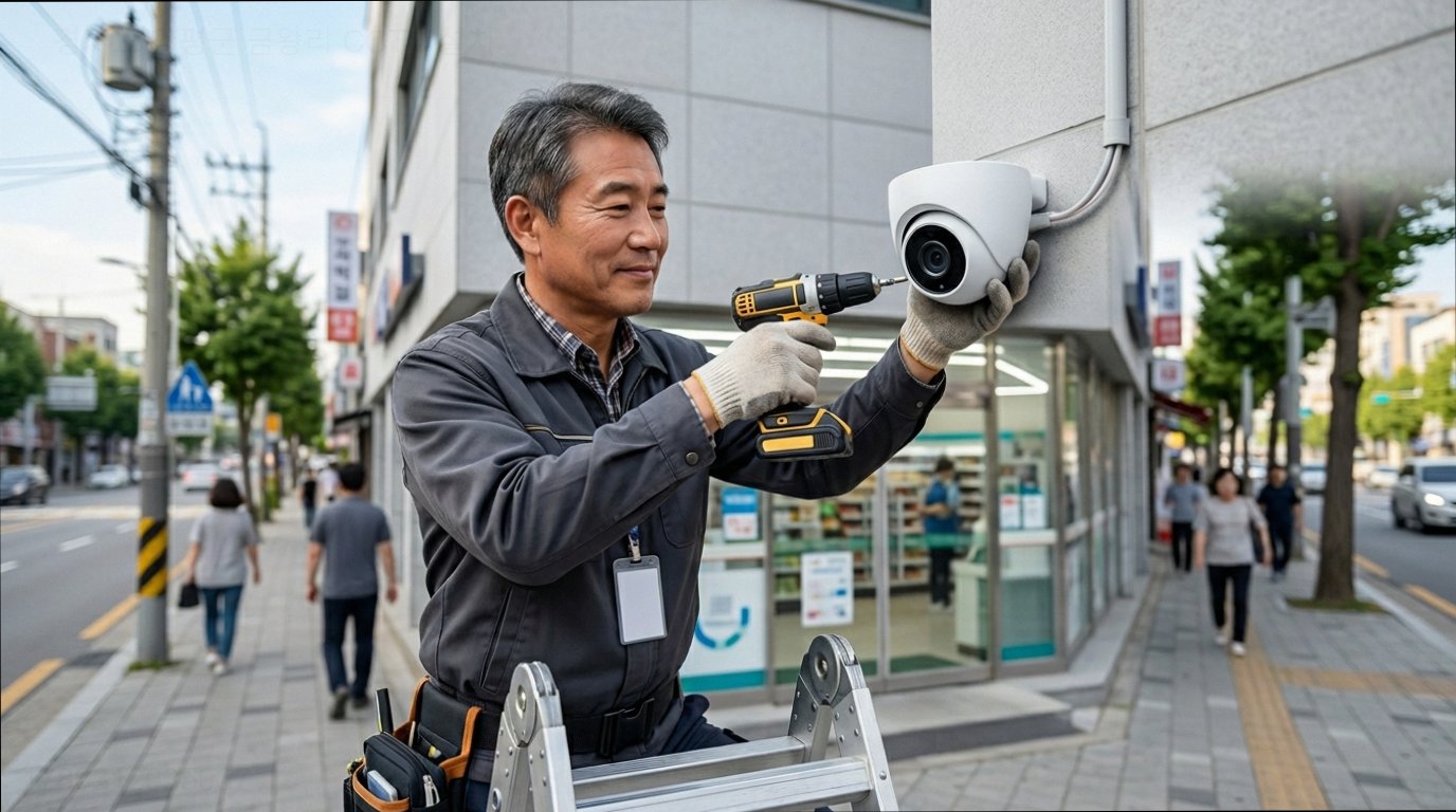 경기도 양평군 금왕리 CCTV 설치 현대 CCTV 정밀 시공 작업 현장