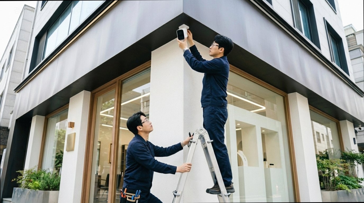 경기도 양평군 단석리 CCTV 설치 현대 CCTV 정밀 시공 작업 현장