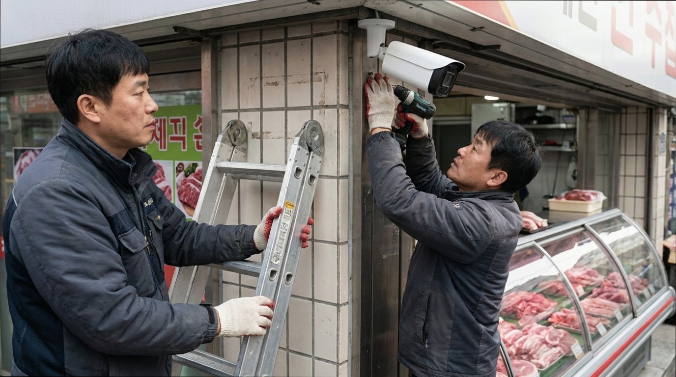 경기도 양평군 망능리 CCTV 설치 현대 CCTV 정밀 시공 작업 현장