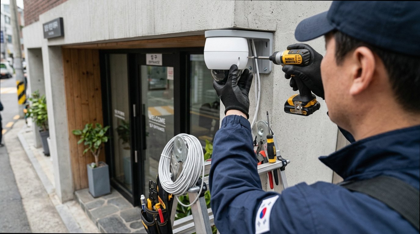 경기도 양평군 망미리 CCTV 설치 현대 CCTV 정밀 시공 작업 현장