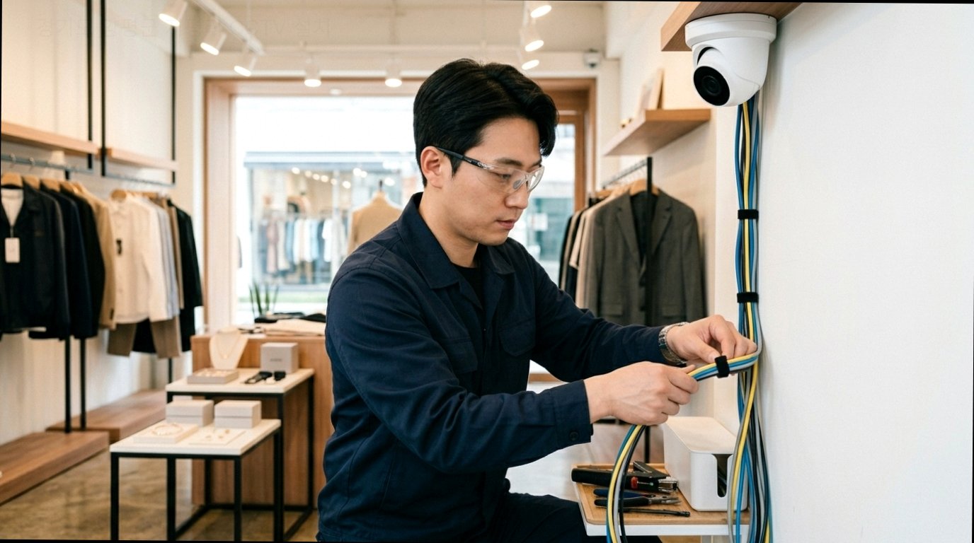 경기도 양평군 지평리 CCTV 설치 현대 CCTV 정밀 시공 작업 현장
