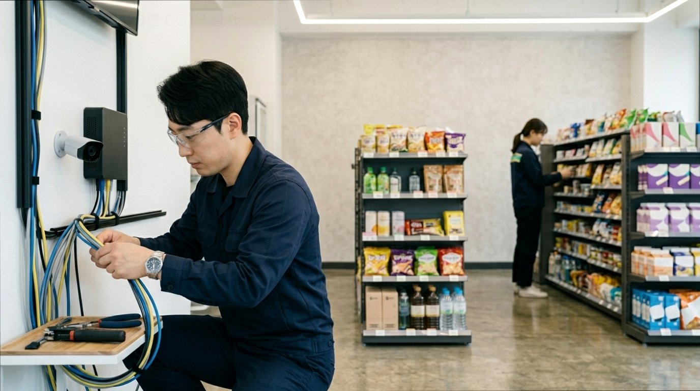 경기도 양평군 지평면 CCTV 설치 현대 CCTV 정밀 시공 작업 현장