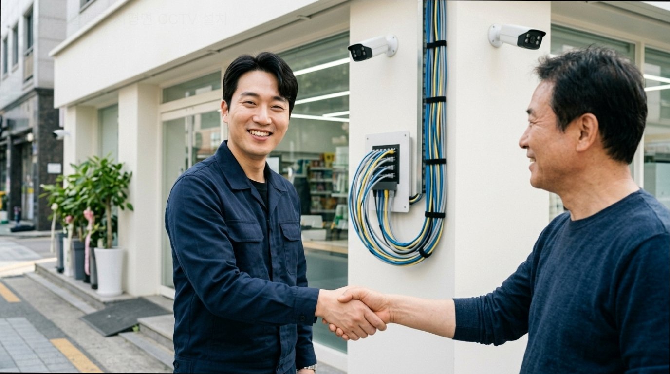경기도 양평군 지평면 CCTV 설치 완벽한 보안 구축 후 평화로운 일상 풍경